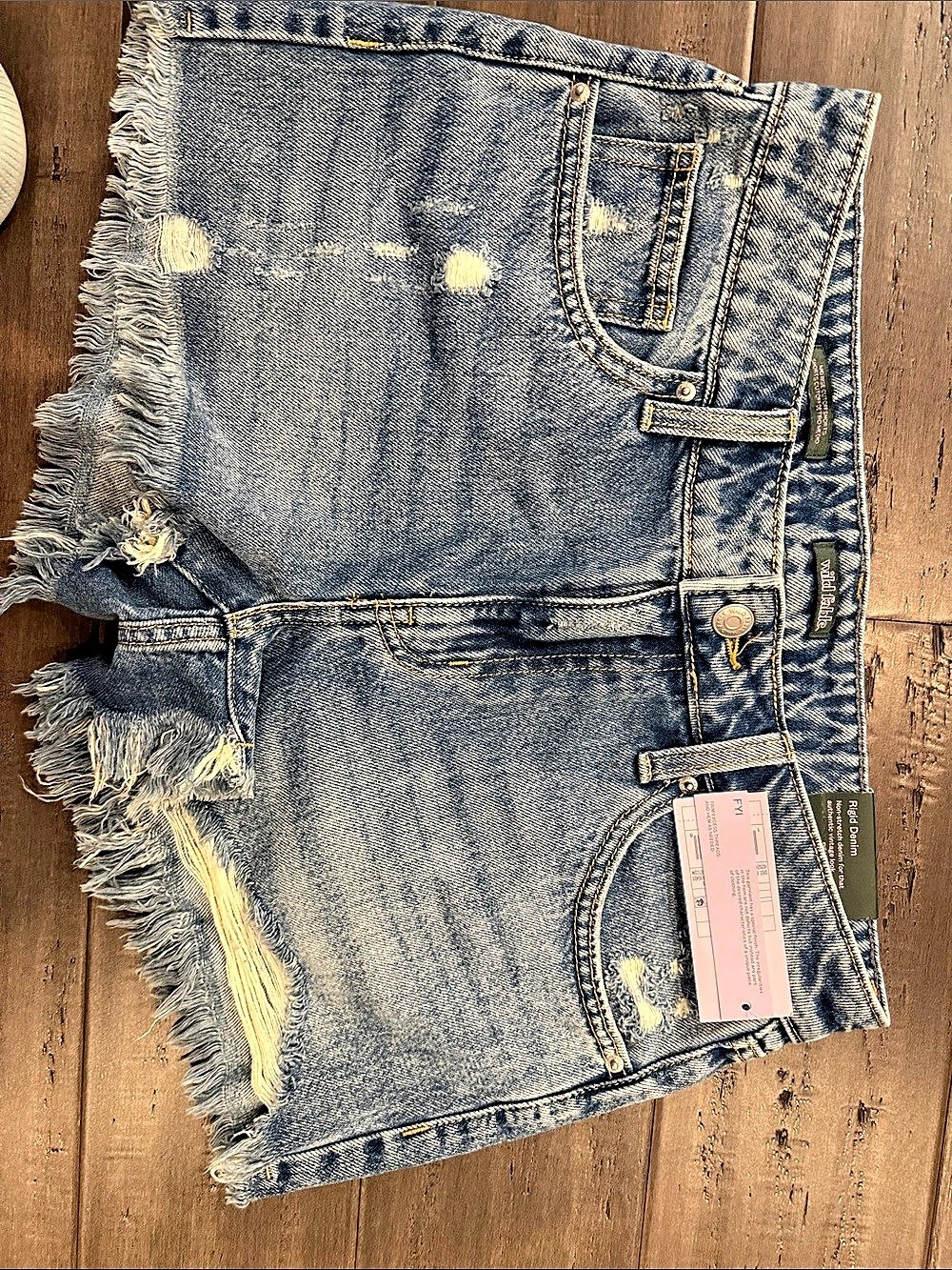 Wild Fable Mid-Rise Cutoff Shorts Blue Size 6 NWT